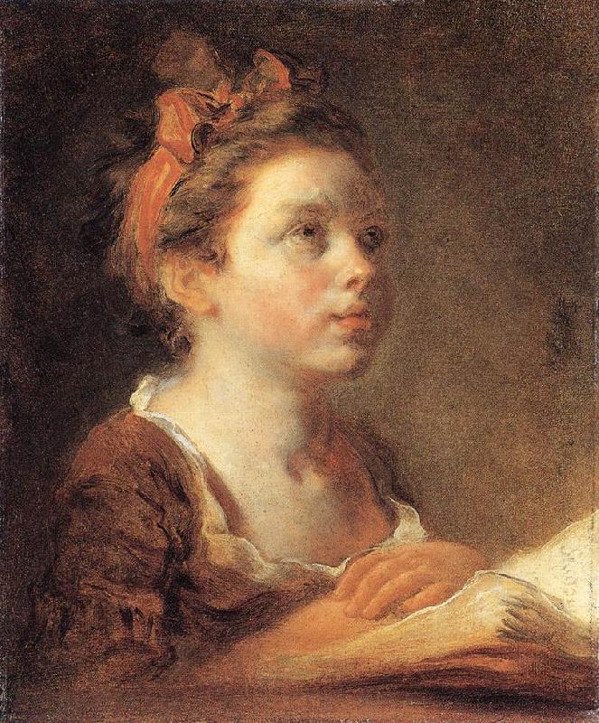 Jean Honore Fragonard A Young Scholar Norge oil painting art